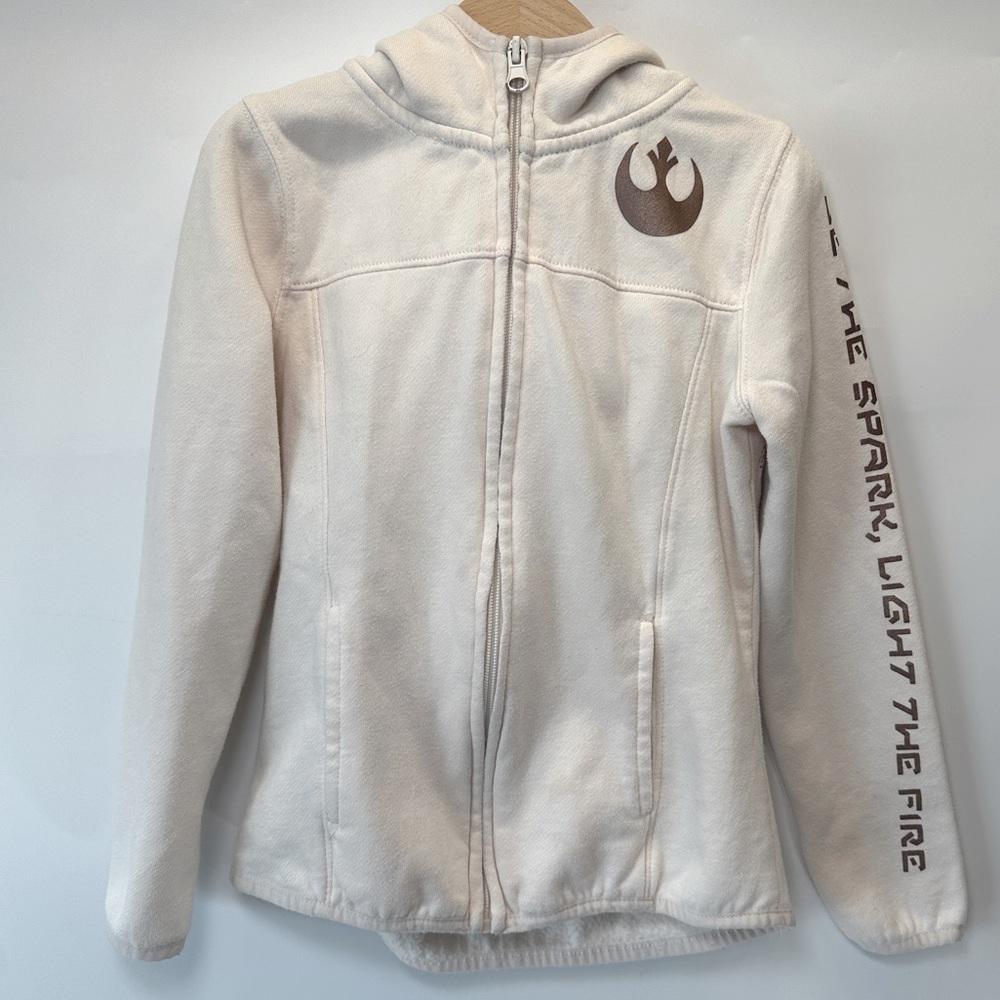 Galaxy’s Edge Star Wars Full Zip Hoodie Girls Small Disneyland Disney World‎ Rey